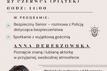 Piknikowo z gwiazdą Anną Dereszowską